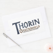 Sticker Rectangulaire THORIN OAKENSHIELD™ Logo Blue (Enveloppe)