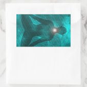 Sticker Rectangulaire Throat Chakra Vishuddha (Sac)