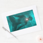 Sticker Rectangulaire Throat Chakra Vishuddha (Enveloppe)