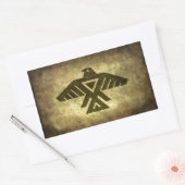 Sticker Rectangulaire Thunderbird - texture de parchemin Vintage (Enveloppe)
