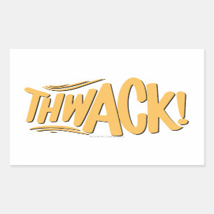 STICKER RECTANGULAIRE THWACK!