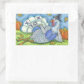 STICKER RECTANGULAIRE TIC TAC TOE TURKEY, FEUILLE DE BÂTIMENTS DE REMERC (Sac)