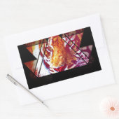 Sticker Rectangulaire Tigre (Enveloppe)