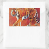 Sticker Rectangulaire Tigre du Bengale (Sac)
