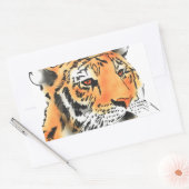 Sticker Rectangulaire Tigress and Cub (Enveloppe)