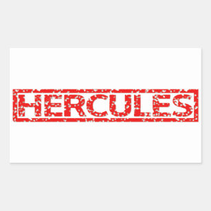 Sticker Rectangulaire Timbre de Hercule