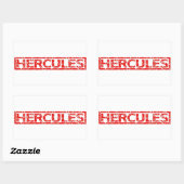 Sticker Rectangulaire Timbre Hercules (Feuille)