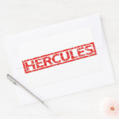 Sticker Rectangulaire Timbre Hercules (Enveloppe)