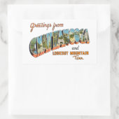 Sticker Rectangulaire TN Chattanooga (Sac)