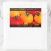 Sticker Rectangulaire Tomates jaunes rouges Aliments Légumes (Sac)