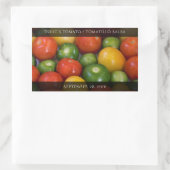 Sticker Rectangulaire Tomates jaunes rouges et tomatillos verts (Sac)