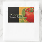STICKER RECTANGULAIRE TOMATOES CHATOUILLERS CANNINGS SAUCE TOMATO (Sac)