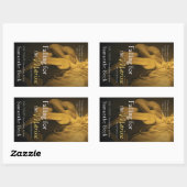 Sticker Rectangulaire Tomber pour la Marine par Samanthe Beck (Feuille)