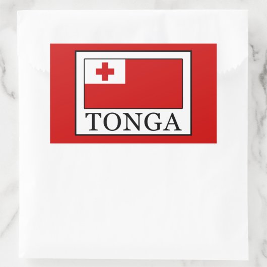 Sticker Rectangulaire Tonga (Sac)