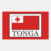 Sticker Rectangulaire Tonga (Devant)