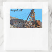 Sticker Rectangulaire Tonopah Nevada (Sac)