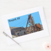 Sticker Rectangulaire Tonopah Nevada (Enveloppe)