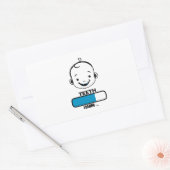 Sticker Rectangulaire tooth loadefirst (Enveloppe)