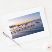 Sticker Rectangulaire tôt le matin pittoresque lac à chapala mexico (Enveloppe)