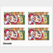 Sticker Rectangulaire Totalement dépensé (Feuille)