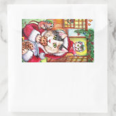 Sticker Rectangulaire Totalement dépensé (Sac)