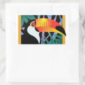 Sticker Rectangulaire Toucan Tango (Sac)