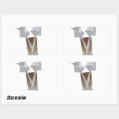 Sticker Rectangulaire Touch of Romance : Une Saint Valentin pacifique (Feuille)