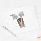 Sticker Rectangulaire Touch of Romance : Une Saint Valentin pacifique (Enveloppe)