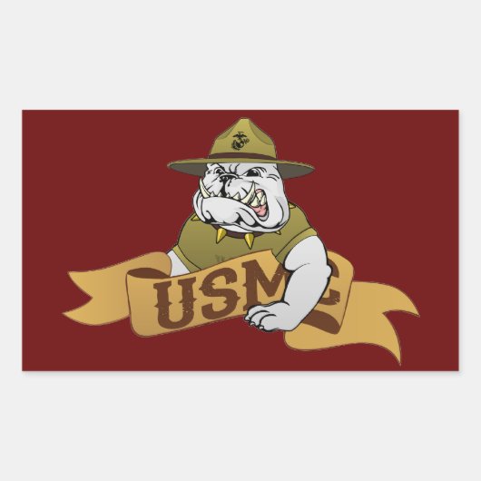 Sticker Rectangulaire Toujours un marin (Devant)