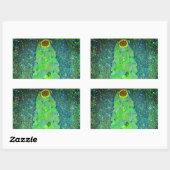Sticker Rectangulaire Tournesol Gustav Klimt (Feuille)