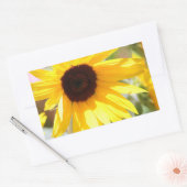 Sticker Rectangulaire Tournesol peinture numérique (Enveloppe)
