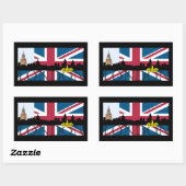 Sticker Rectangulaire Tout ça c'est Londres (Feuille)