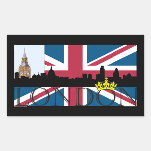 Sticker Rectangulaire Tout ça c'est Londres