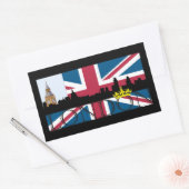 Sticker Rectangulaire Tout ça c'est Londres (Enveloppe)