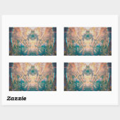 Sticker Rectangulaire Tout dévoile parfaitement - l'autocollant (Feuille)