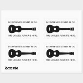 Sticker Rectangulaire Tout ira bien (Feuille)