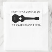 Sticker Rectangulaire Tout ira bien (Sac)