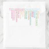 Sticker Rectangulaire Tout le temps dans le monde (Sac)