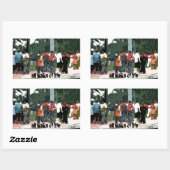 Sticker Rectangulaire Toutes Les Marches De La Vie (Feuille)