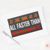 Sticker Rectangulaire Toutes les opérations plus rapides que la numérota (Enveloppe)