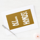 Sticker Rectangulaire Toutes... Mains (Enveloppe)