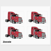 Sticker Rectangulaire Tracteur Kenworth (Feuille)