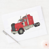 Sticker Rectangulaire Tracteur Kenworth (Enveloppe)
