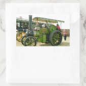 Sticker Rectangulaire tracteur vintage (Sac)