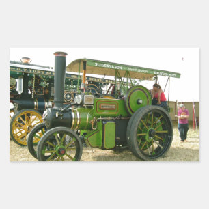 Sticker Rectangulaire tracteur vintage