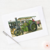 Sticker Rectangulaire tracteur vintage (Enveloppe)