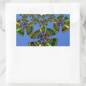 Sticker Rectangulaire Tradition bleue (Sac)