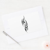 Sticker Rectangulaire Traditional Tattoo Art Inspired Design (Enveloppe)