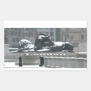 Sticker Rectangulaire Trafalgar Square Londres