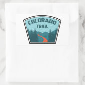 Sticker Rectangulaire Trail du Colorado (Sac)